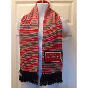 TJ Collection "This is as Merry as I Get" Scarf OS Christmas Scarf Ugly Sweater